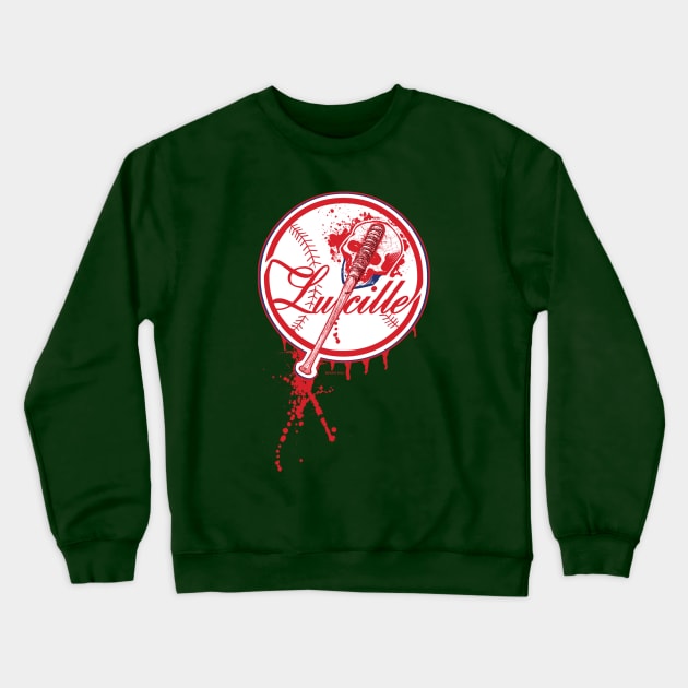 Lucille Baseball Logo Crewneck Sweatshirt by doombxny1